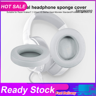 2 Đệm Tai Hình Oval Thay Thế Cho Tai Nghe Razer Kraken 7.1 V2 / Pro V2