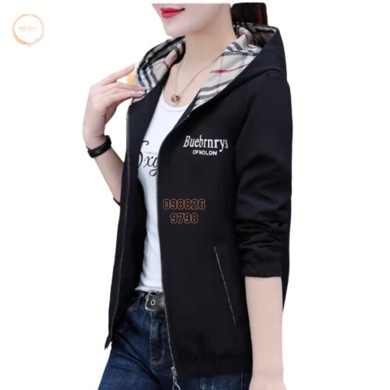 [Mã BMINC50 giảm 10% đơn 99K] Áo Gió Nữ 2 Lớp BL Fashion Chống Nước Chống Gió Cản Bụi Lót Gió Bo Chun Gấu Thời Trang
