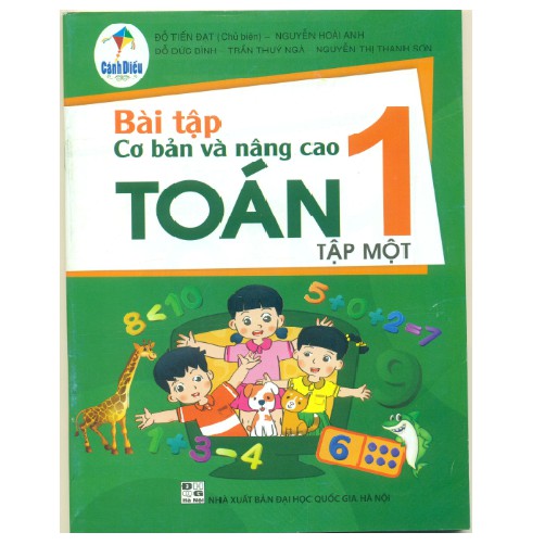 Sách - Combo Bài tập cơ bản và nâng cao toán 1 (tập 1+2) (Cánh Diều)