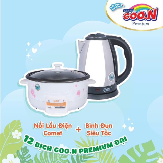 (Tặng Quà) Tã Goon Premium Dán/Quần size NB70/S64/M60/L50/XL44-M56/L46/XL42/XXL36/XXXL26