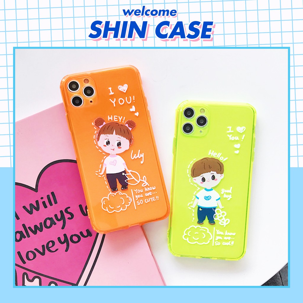 Ốp lưng iphone Love you neon dẻo mềm 5/5s/6/6plus/6s/6splus/7/7plus/8/8plus/x/xr/xs/11/12/pro/max/plus/promax | BigBuy360 - bigbuy360.vn