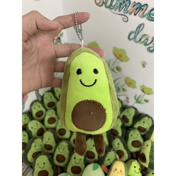 Móc khoá trái bơ/quả bơ/móc khoá treo ba lô