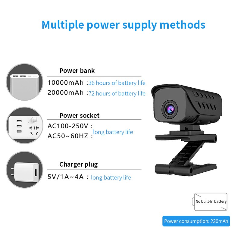 Camera thông minh Q1H V380 Pro HD 1080P 2MP kết nối WIFI
