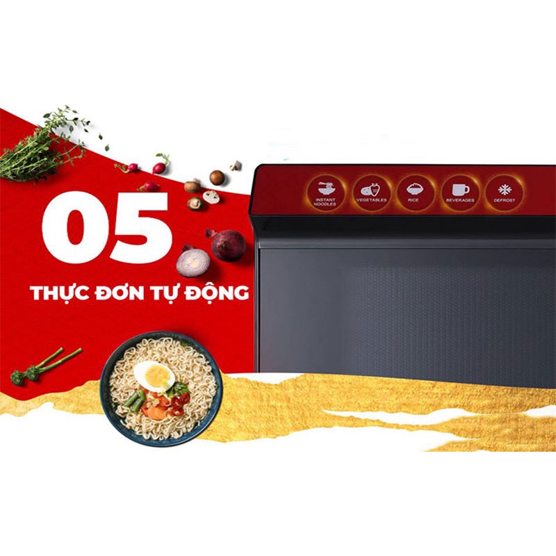 Lò vi sóng điện tử SHARP R-2235H-R - Hàng Chính Hãng