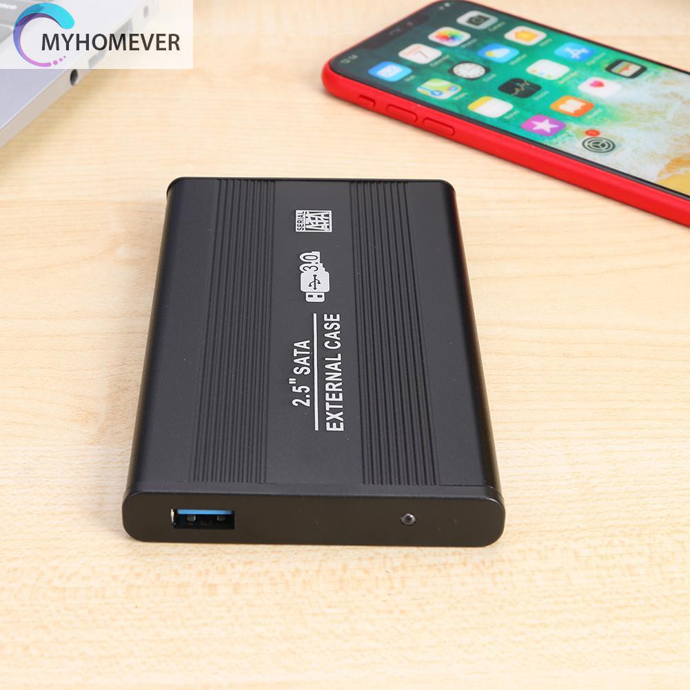 myhomever 2.5 inch SATA Hard Disk Case USB3.0 8T External HDD Enclosure for Laptop PC