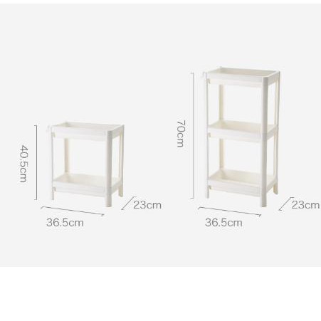 Kệ nhựa 4 tầng đề đồ nhà tắm phòng vệ sinh tiện lợi