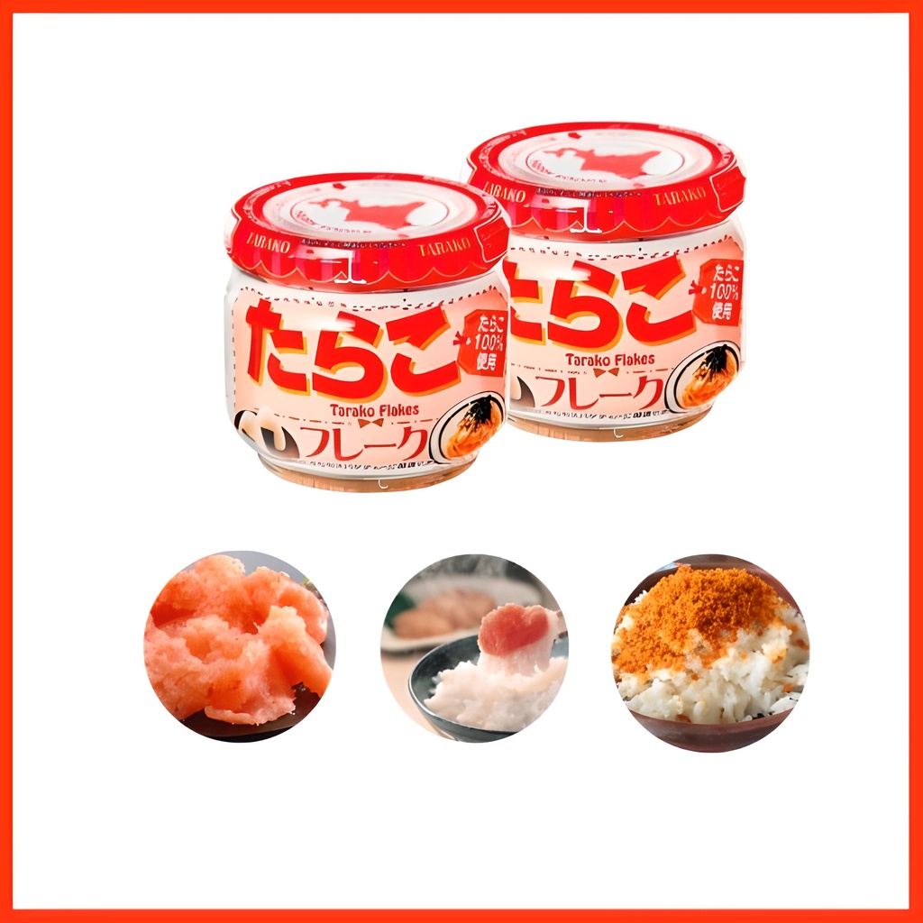 Ruốc Trứng Cá Tuyết Tươi Nội Địa Nhật TARAKO HAPPY FOODS Cho Bé Yêu Tập Ăn Dặm