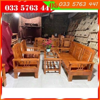 bộ ghế uống nước phòng khách xoan ta bàn ghế gỗ - bàn ghế phòng khách - ghế sofa gỗ
