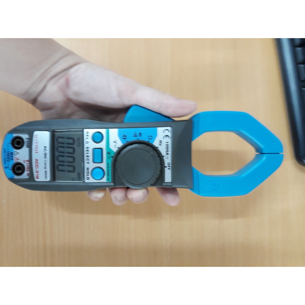 Accutest ACC-318 ampe kìm đo dòng acdc Accutest ACC 318  ACC - 318 Ampe Kìm Đo Điện Đo Dòng Điện AC/DC 1000A