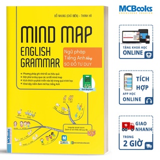 Sách Mindmap English Grammar Ngữ Pháp Tiếng Anh Bằng Sơ Đồ Tư Duy Tặng Kèm App