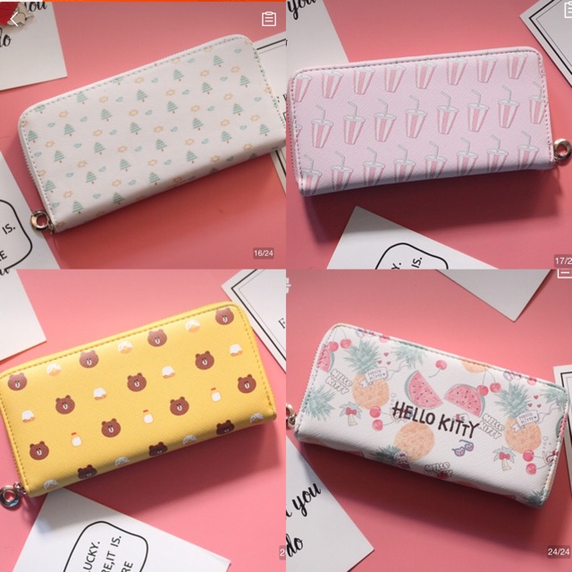 Ví dài hoạ tiết cute | BigBuy360 - bigbuy360.vn