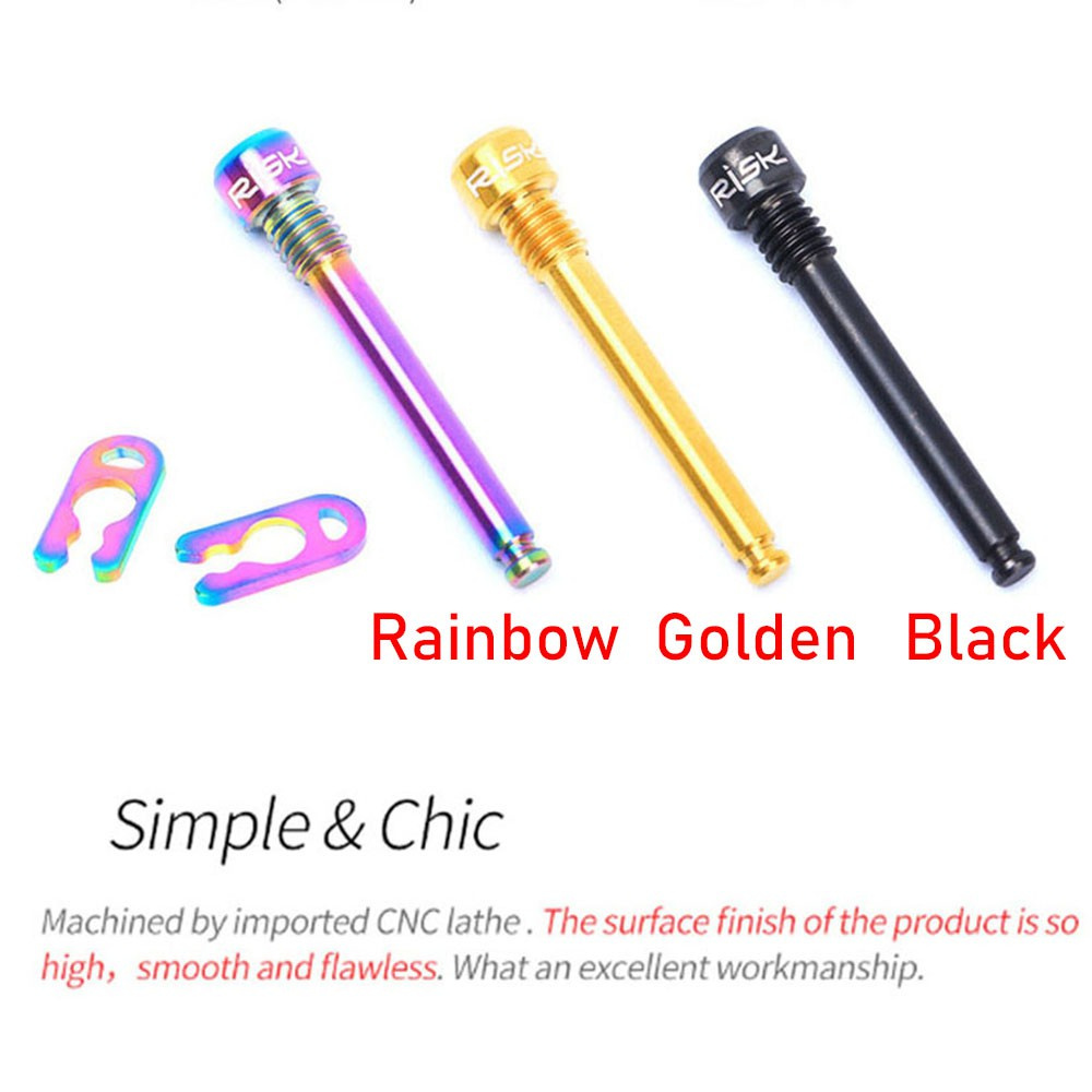 Bộ 2 Phụ Kiện Kẹp Phanh Xe Đạp M4X26.5 Bằng Titan Chất Lượng Cao