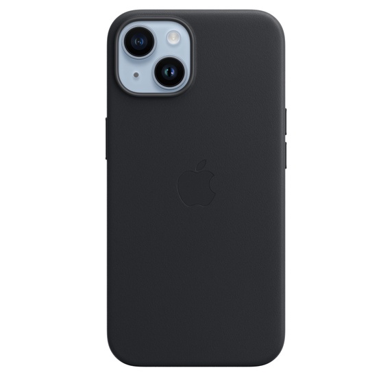 Apple iPhone 14 Leather Case with MagSafe