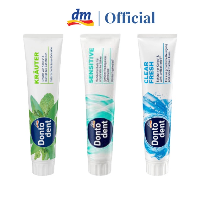 Kem đánh răng Dontodent  Đức125ml
