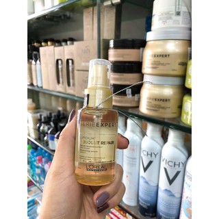 (Chính Hãng Giá Sỉ) TINH DẦU SERUM PHỤC HỒI TÓC LOREAL ABSOLUTE REPAIR LIPIDIUM 3 TÁC ĐỘNG 50ML