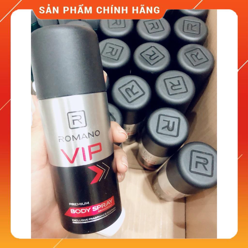 Xịt Khử Mùi Toàn Thân Cho Nam Romano VIP (150ml)