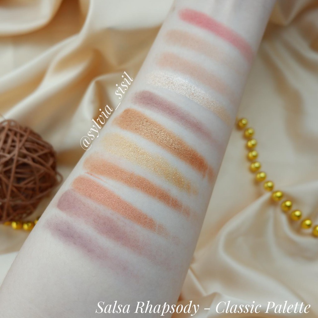 Salsa (hàng Mới Về) Bảng Phấn Mắt / Má Hồng / Bắt Sáng / Tạo Khối Màu Hổ Phách Cổ Điển | BigBuy360 - bigbuy360.vn