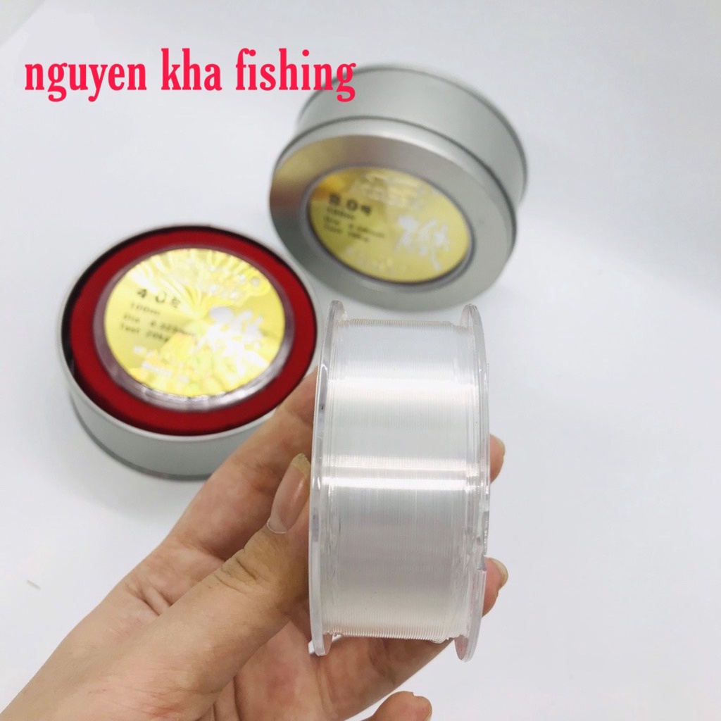 Cước Câu Cá Mateli Cao Cấp. Cước câu cá hộp sắt Maiteli dài 100m