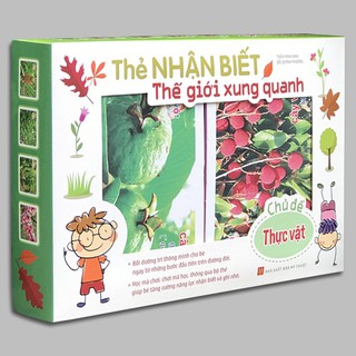 Thẻ nhận biết thế giới xung quanh - Thực vật