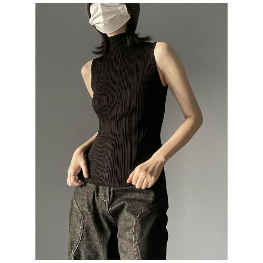 JINSHIHUI  áo croptop áo thun nữ Thiết kế ít người cao eo slim hottie 2023 NEW fashion Chic Phong cách High quality A28J0SO 36Z230909