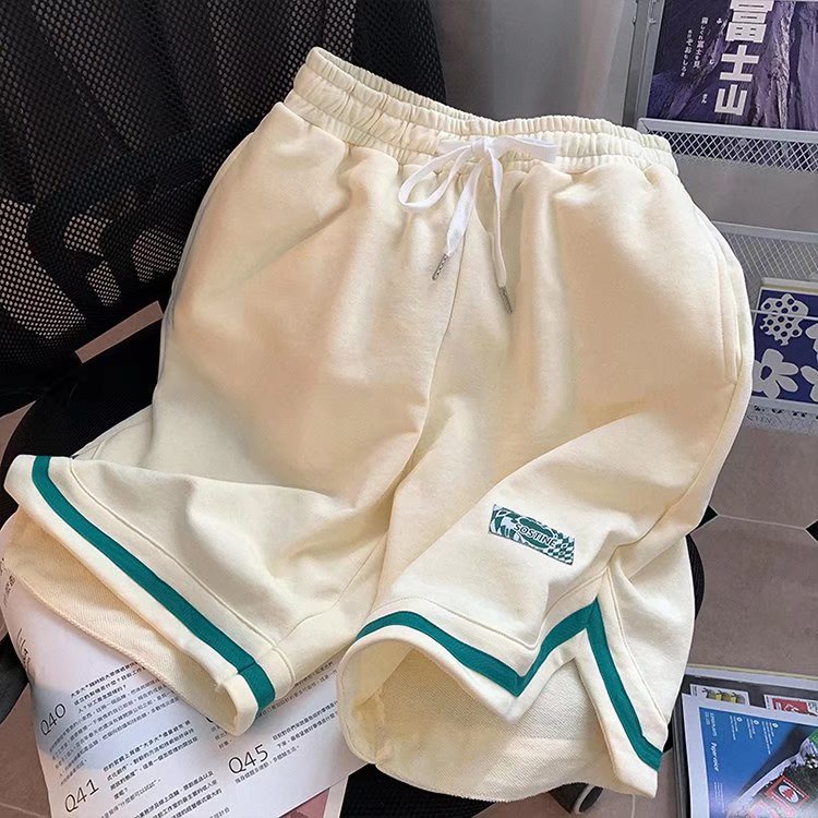 Quần Short Nam In Chữ Phong Cách Hip Hop Năng Động