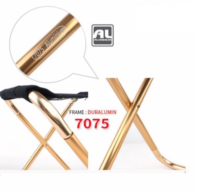 Ghế du lịch xếp gọn bỏ túi Camping Gold Aluminium 7075 | BigBuy360 - bigbuy360.vn