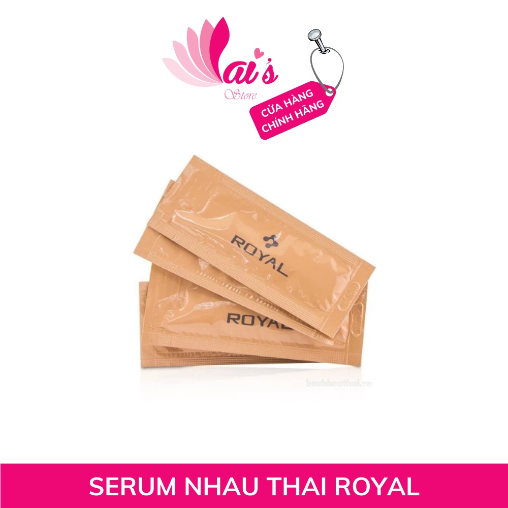 Serum Nhau Thai Cuống Rốn Royal (1 gói) Dưỡng Ẩm, Làm Sáng Da, Săn Chắc, Trẻ Hóa Và Thu Nhỏ Lỗ Chân Lông Chính Hãng