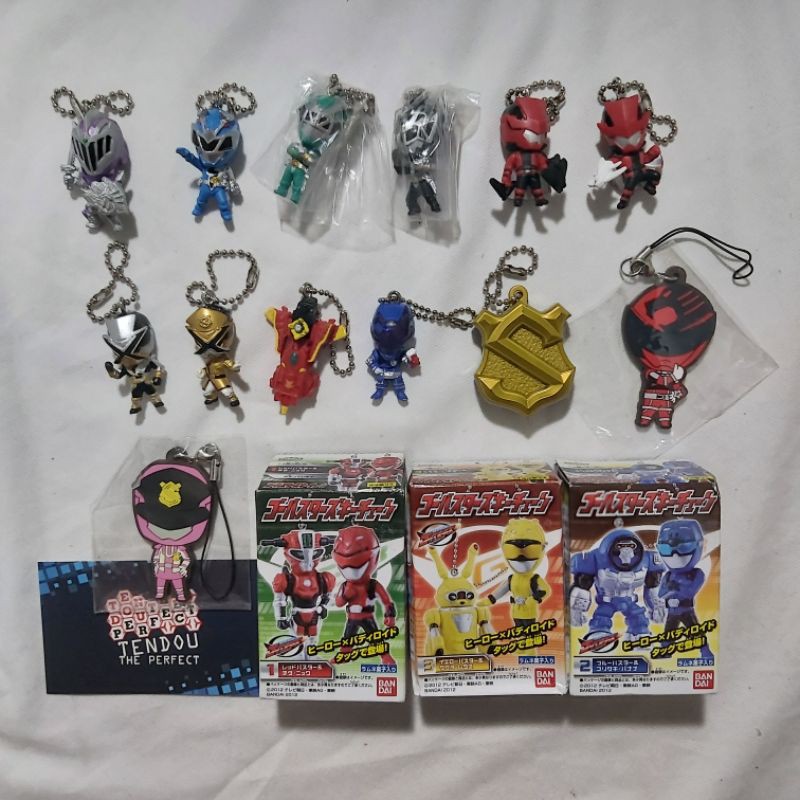 Đồ Chơi Móc Khóa 5 Anh Em Siêu Nhân Super Sentai