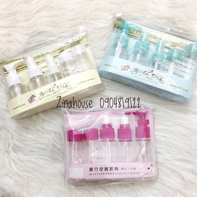 Set 5 chai chiết mỹ phẩm