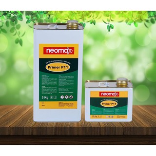 Neomax Primer P11 - Hộp 5Kg - Lớp lót gốc polyurethane, một thành phần, dạng lỏng màu vàng nhạt. Được dùng trước khi thi