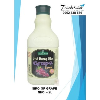 Siro nho golden farm 2l - grape 2l