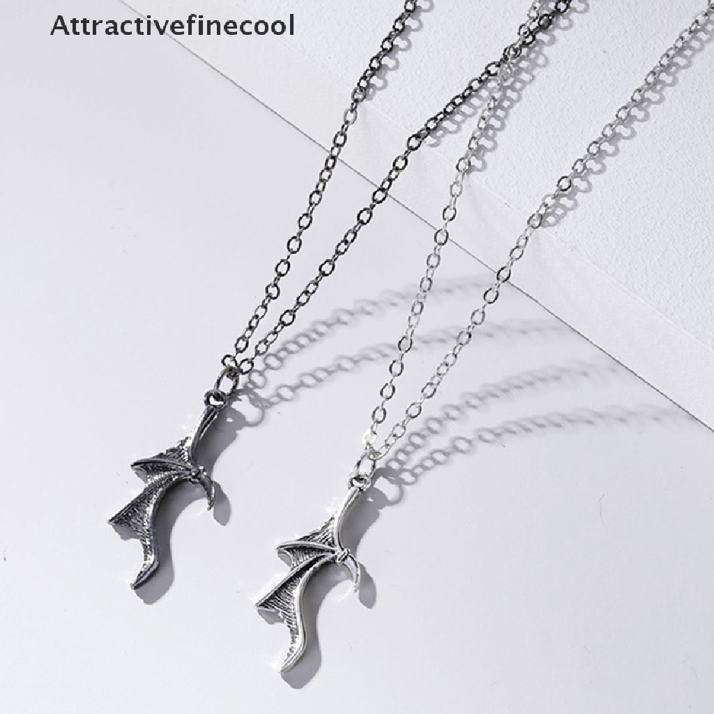 Vòng cổ Mặt Hình Trái Tim Và Cánh Rồng Unisex