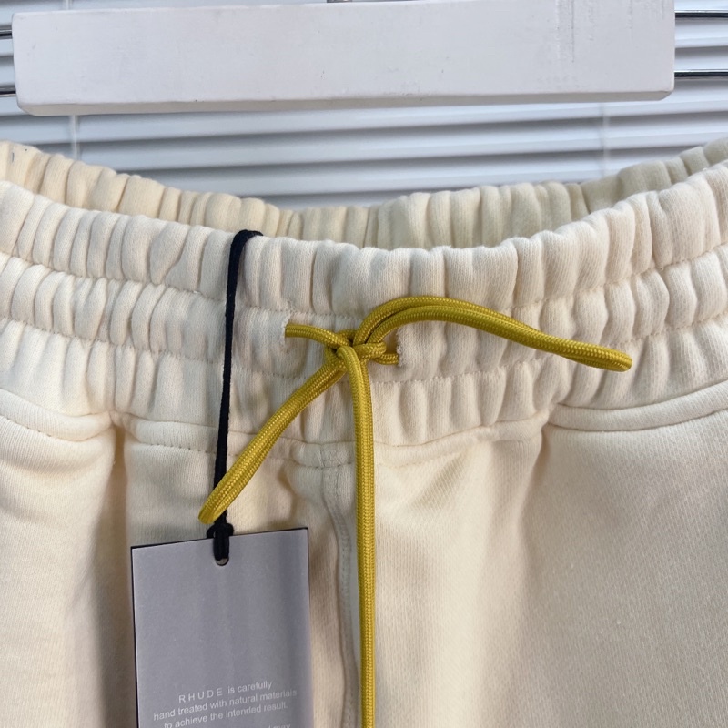 ⚡️[Best Quality] - Quần Short RHUDE SMALL LOGO COTTON JERSEY SHORTS Cream, Quần đùi Rhude