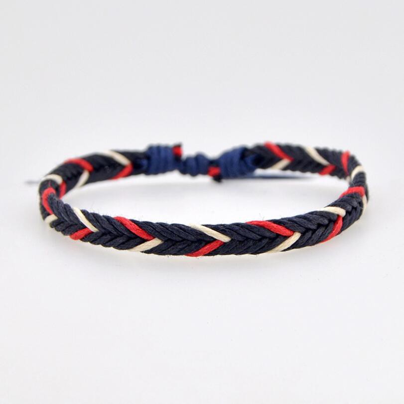 Vòng Tay Dây Bện Phong Cách Bohemian Cổ Điển Dành Cho Nam Nữ