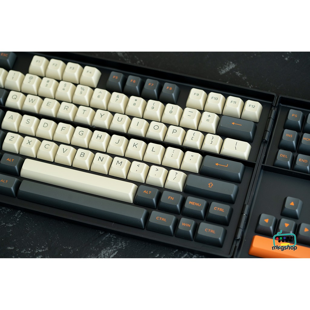 Nút bàn phím keycap ASA Carbon Retro PBT doubleshot