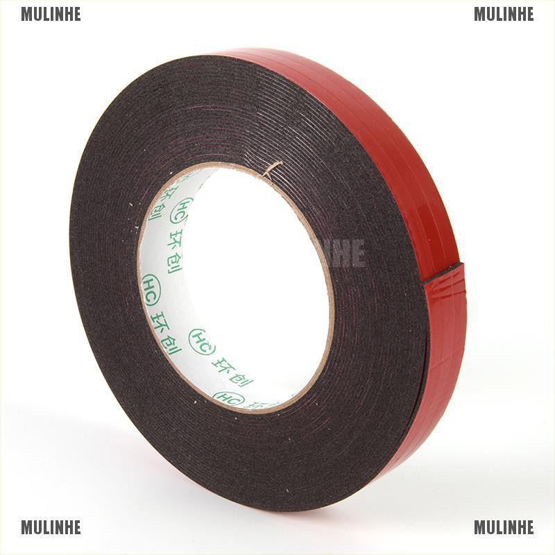 Cuộn Băng Keo Hai Mặt 10M Siêu Dính Màu Đỏ