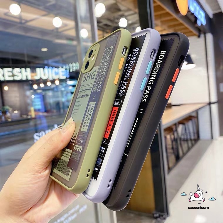 Ốp lưng bảo vệ máy ảnh họa tiết vé máy bay iPhone 11 12 Pro Max 12mini  8plus 7plus 11Pro Max X XS MAX XR 6 6s 8 7 Plus | BigBuy360 - bigbuy360.vn