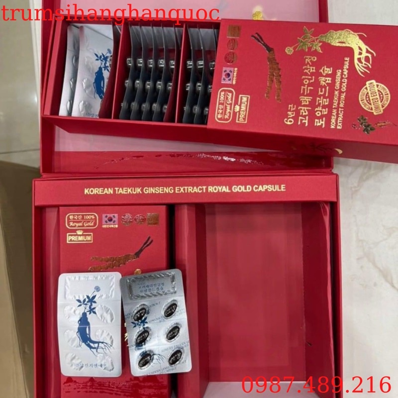Thiên Sâm Đông Trùng Hạ Thảo Hàn Quốc Hộp 180 Viên