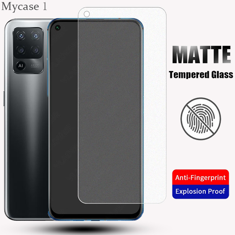 Kính cường lực nhám chống bám vân tay cho Oppo A96 A77 A76 A74 A54 A94 A15 A15S A93 A53 A92 A52 A72 A31 A73 A5 A9 2020 A5S F11 F9 A3S A83 A57