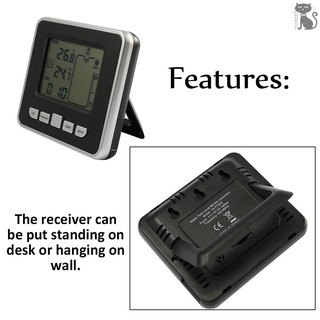 COD☆ Ultrasonic Water Tank Liquid Depth Level Meter Sensor with LCD Display