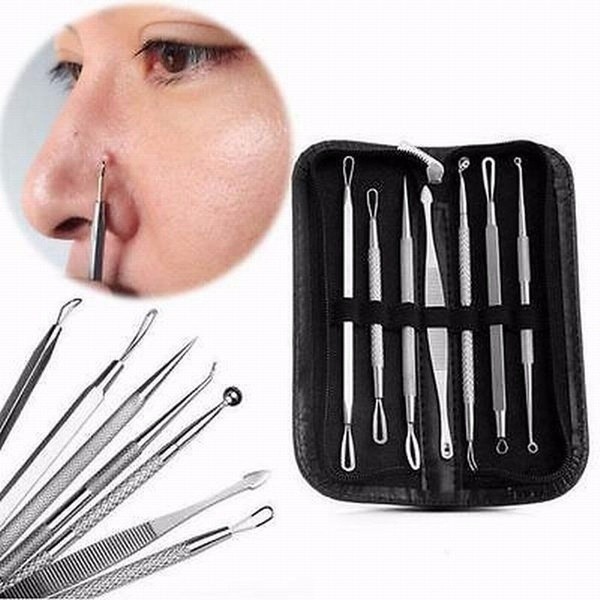 Set 7 dụng cụ nặn mụn đầu đen tiện dụng