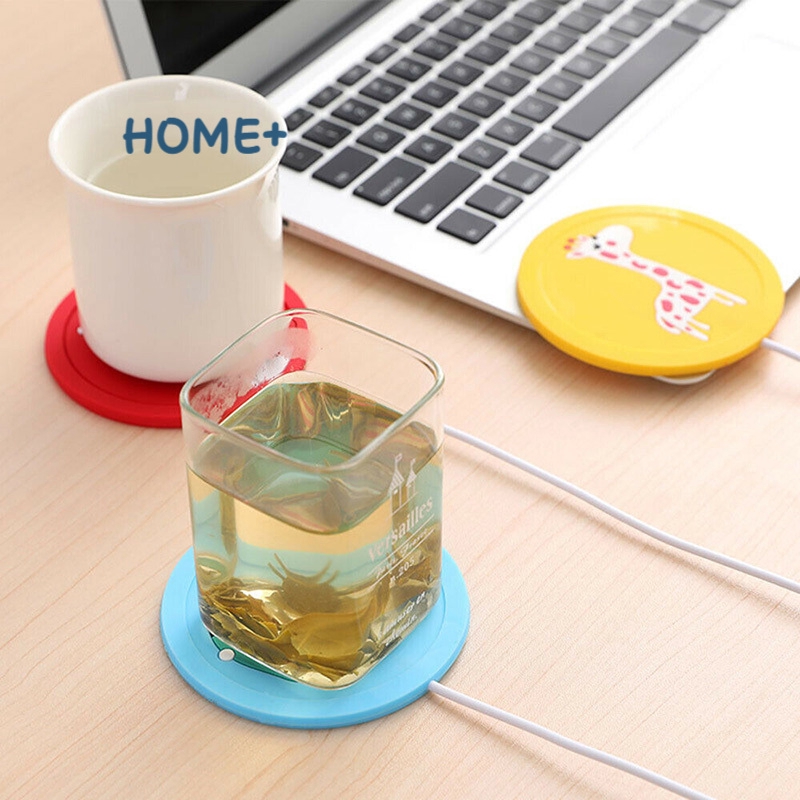 Miếng lót hâm nóng nước uống cổng USB tiện dụng