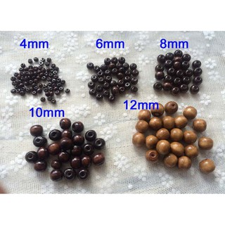 Hạt Gỗ Trang Trí - Xỏ Vòng - Đính hạt