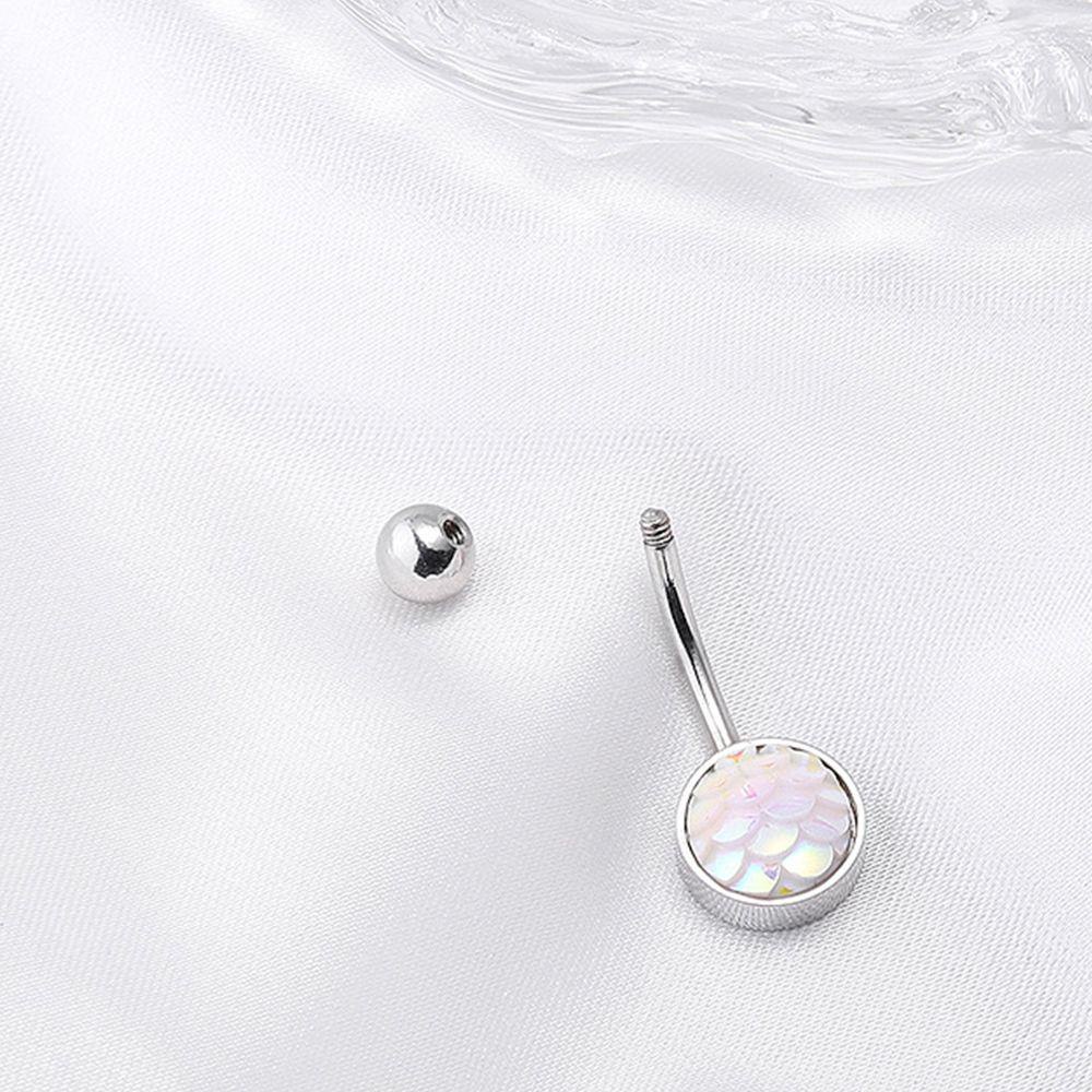 VANES1 Khuyên RốN HìNh VảY Cá BằNg ThéP Không Gỉ