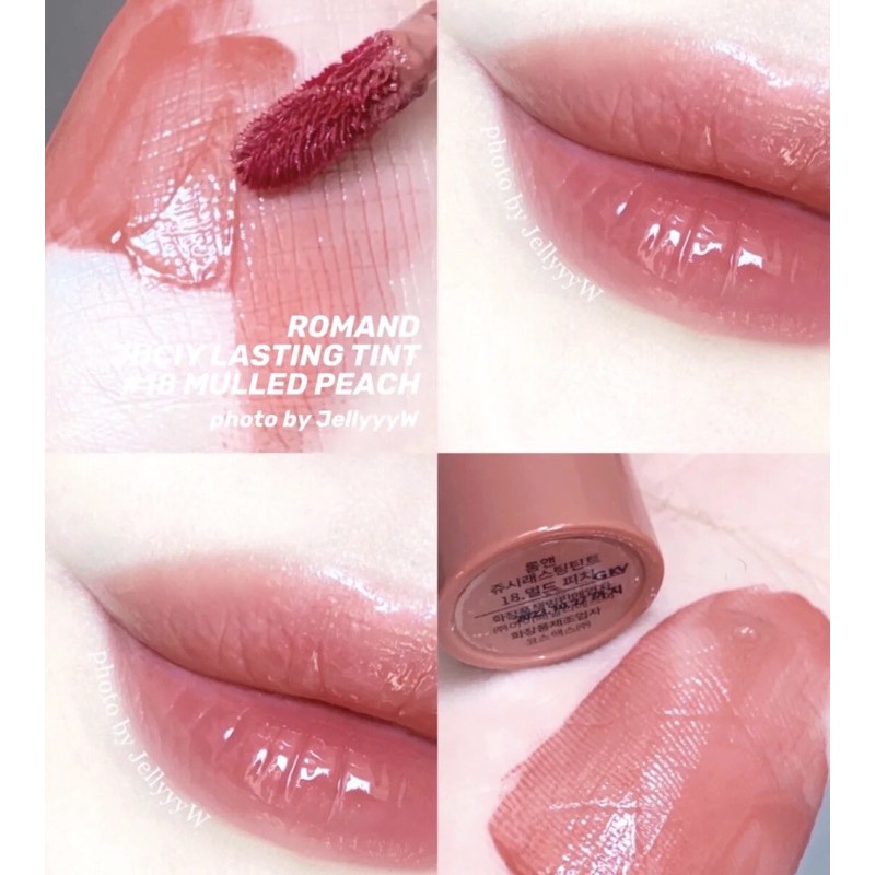 Son Romand Juicy Lasting Tint màu 18 Mulled Peach | BigBuy360 - bigbuy360.vn