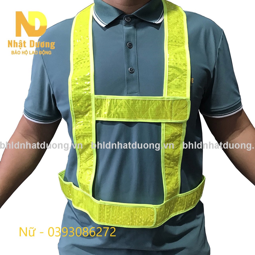 Áo phản quang dây chiếu sáng ban đêm áo sáng khi đi trời tối - Nsafe