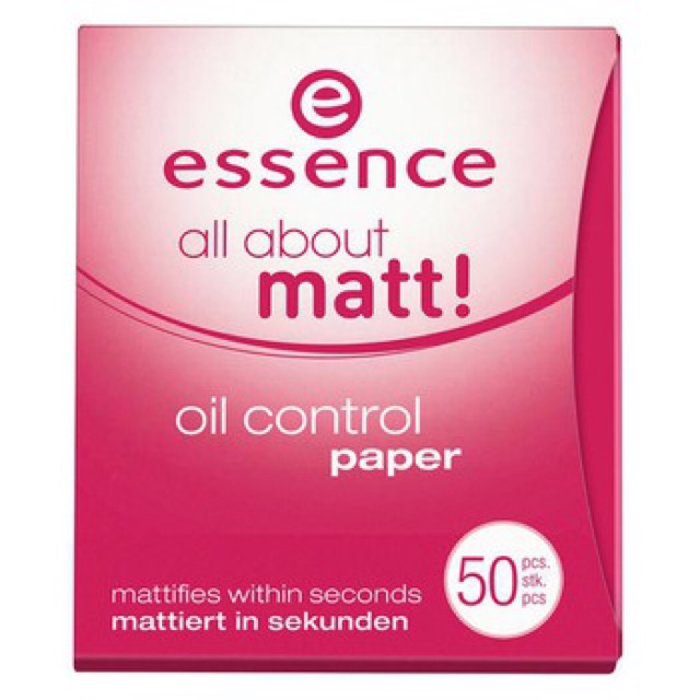 Giấy thấm dầu Essence oil about matt hàng xách tay Đức