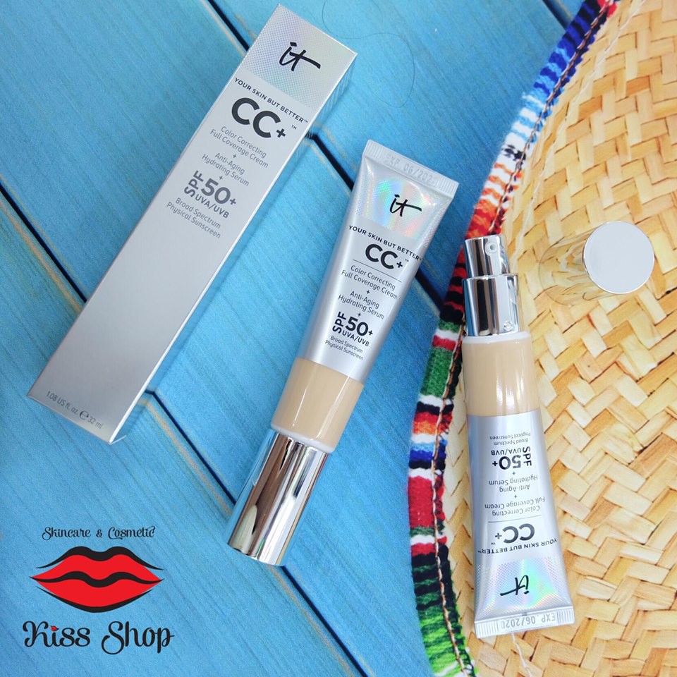 KEM NỀN CC THẦN THÁNH CREAM IT COSMETICS YOUR SKIN BETTER WITH SPF50 CHÍNH HÃNG - 3098