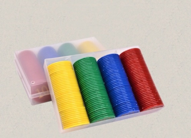 BỘ ĐỒ CHƠI 160 ĐỒNG XU NHỰA NHŨ VÀNG CHIP POKER CÓ HỘp ĐỰNG