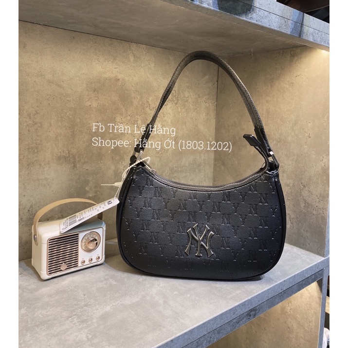 Túi cắp nách N.YY 3 màu ĐEN - NÂU - TRẮNG size 23cm ẢNH THẬT SHOP TỰ CHỤP